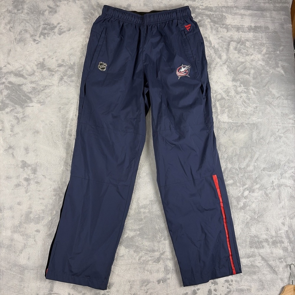Columbus Blue Jackets Pants Medium Navy NHL Hockey Fanatics Pro Team Issue NWOT